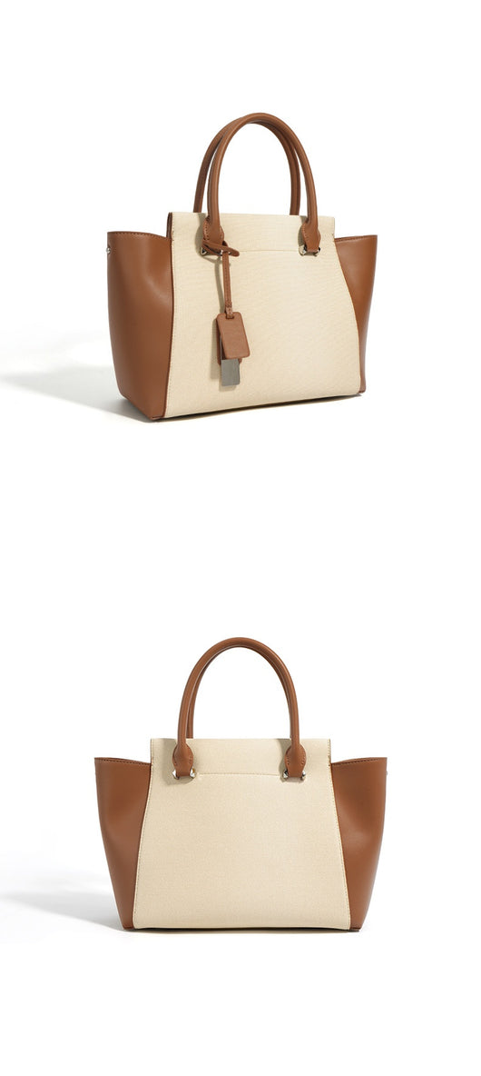 Bolso Tote de Cuero Genuino Gran Capacidad - Estilo Minimalista Versátil - Image 14