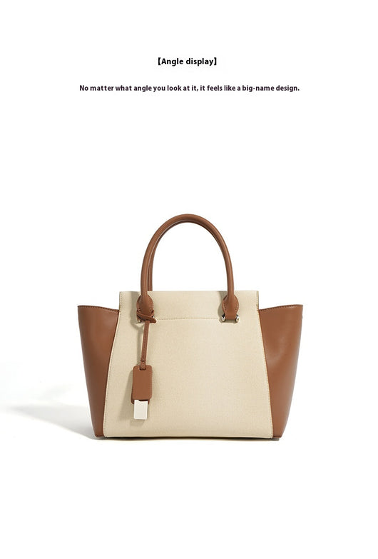 Bolso Tote de Cuero Genuino Gran Capacidad - Estilo Minimalista Versátil - Image 15