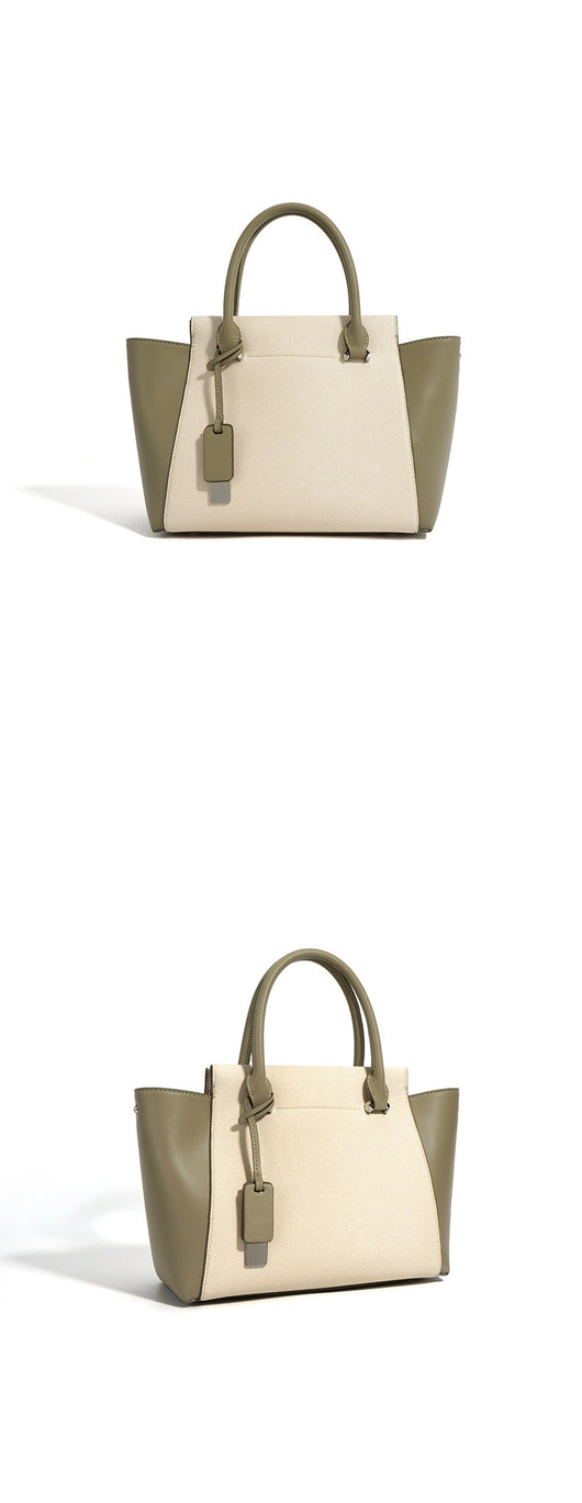 Bolso Tote de Cuero Genuino Gran Capacidad - Estilo Minimalista Versátil - Image 17