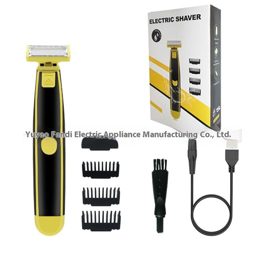 Afeitadora Eléctrica Recargable USB para Hombre - Cuerpo y Rostro Completamente Impermeable - Image 25