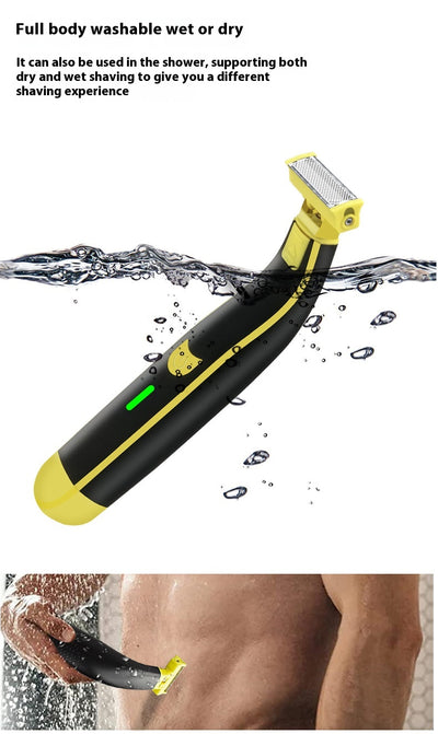 Afeitadora Eléctrica Recargable USB para Hombre - Cuerpo y Rostro Completamente Impermeable - Image 27