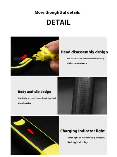 Afeitadora Eléctrica Recargable USB para Hombre - Cuerpo y Rostro Completamente Impermeable - Image 28