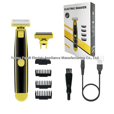 Afeitadora Eléctrica Recargable USB para Hombre - Cuerpo y Rostro Completamente Impermeable - Image 33
