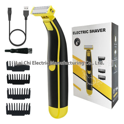 Afeitadora Eléctrica Recargable USB para Hombre - Cuerpo y Rostro Completamente Impermeable - Image 34