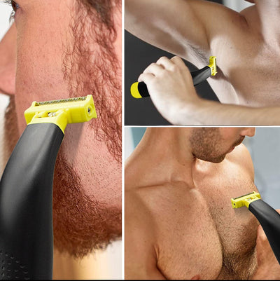 Afeitadora Eléctrica Recargable USB para Hombre - Cuerpo y Rostro Completamente Impermeable - Image 36