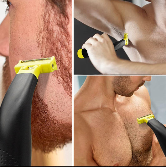 Afeitadora Eléctrica Recargable USB para Hombre - Cuerpo y Rostro Completamente Impermeable - Image 36