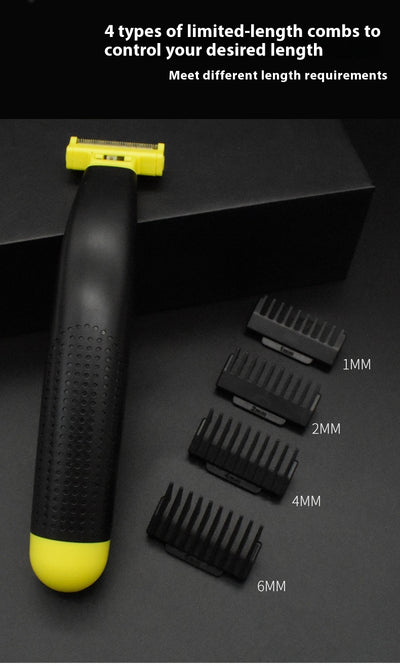 Afeitadora Eléctrica Recargable USB para Hombre - Cuerpo y Rostro Completamente Impermeable - Image 38