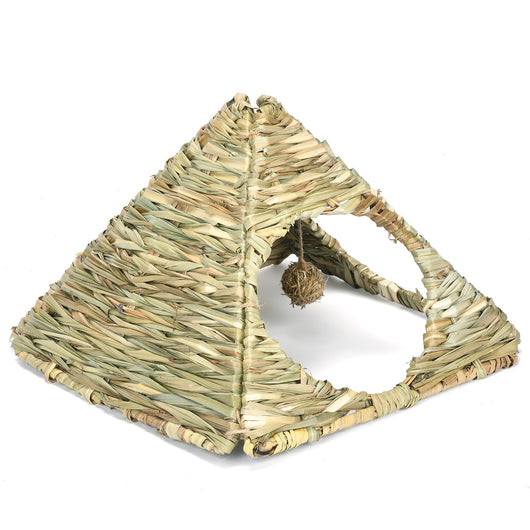 Casita Plegable de Pasto para Conejos y Mascotas Pequeñas - Image 10