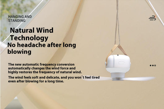 Ventilador Eléctrico Portátil para Camping con Luz Nocturna Silenciosa - Image 19