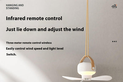 Ventilador Eléctrico Portátil para Camping con Luz Nocturna Silenciosa - Image 23