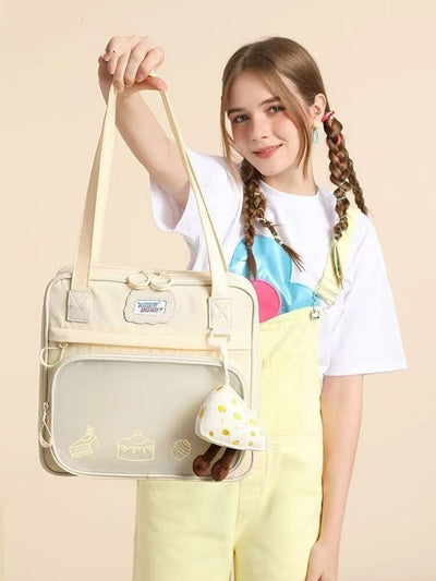 Bolsa Escolar de Gran Capacidad Estilo Japonés Minimalista para Estudiantes - Image 17
