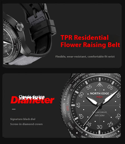 Reloj Deportivo Solar Luminoso Resistente al Agua con Carga Infinita - Image 14
