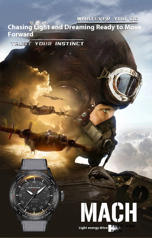 Reloj Deportivo Solar Luminoso Resistente al Agua con Carga Infinita - Image 19