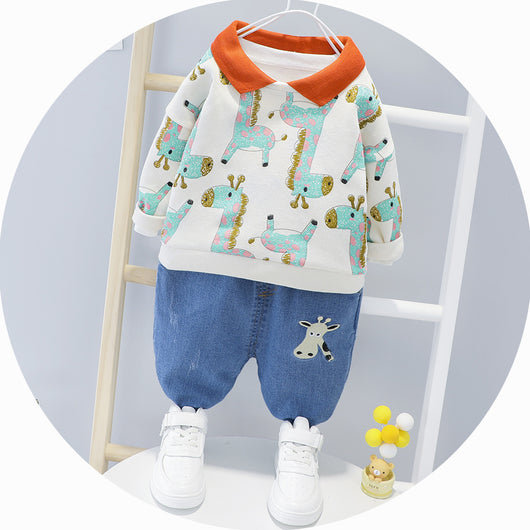 Conjunto Infantil de Dos Piezas con Estampado de Dibujos Animados - Image 14