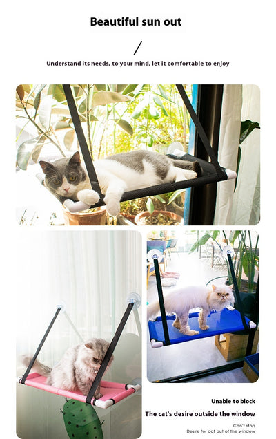 Hamaca Colgante para Gatos con Ventosas - Nido de Cuatro Estaciones - Image 26