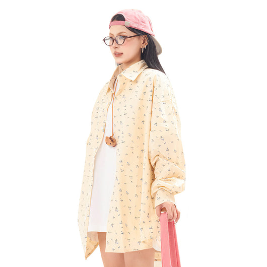 Camisa Floral Suelta Estampada Unisex - Image 34