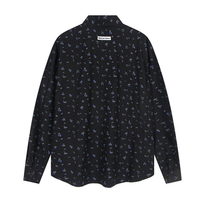 Camisa Floral Suelta Estampada Unisex - Image 40