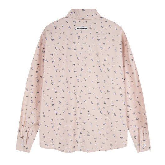 Camisa Floral Suelta Estampada Unisex - Image 46