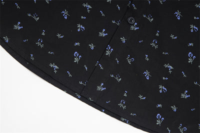 Camisa Floral Suelta Estampada Unisex - Image 47