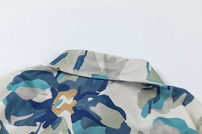 Camisa Estampada con Diseño de Flores en Óleo para Hombre - Image 20