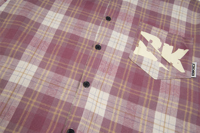 Camisa Cuadriculada Suelta de Manga Larga para Hombre - Image 35