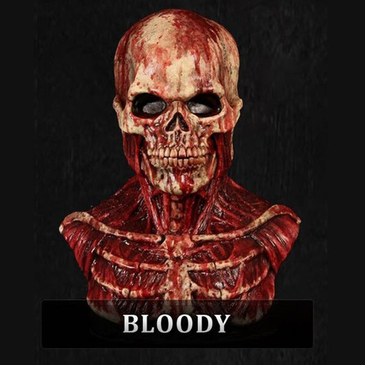 Máscara de Calavera con Sangre de Látex para Halloween - Image 6
