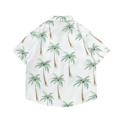 Camisa Hawaiana Suelta de Manga Corta para Hombre - Image 19