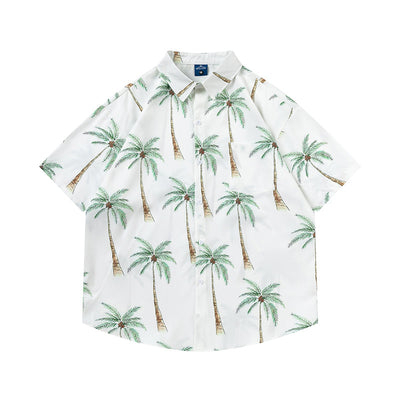 Camisa Hawaiana Suelta de Manga Corta para Hombre - Image 26