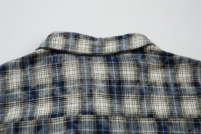 Camisa Cuadriculada Punk Suelta para Hombre - Estilo Rebelde - Image 23