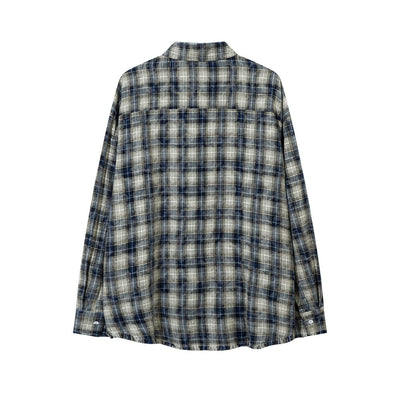Camisa Cuadriculada Punk Suelta para Hombre - Estilo Rebelde - Image 26