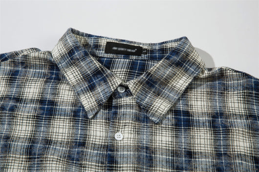 Camisa Cuadriculada Punk Suelta para Hombre - Estilo Rebelde - Image 28