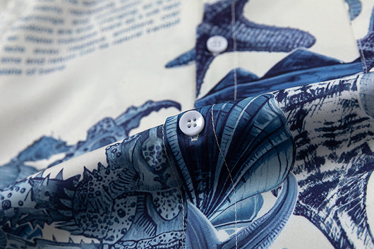 Playera Estampada Mundo Submarino para Hombre - Image 25