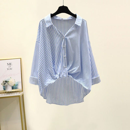 Conjunto de 3 Piezas: Camisa a Rayas, Blusa y Jeans Anchos - Image 13