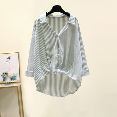 Conjunto de 3 Piezas: Camisa a Rayas, Blusa y Jeans Anchos - Image 15