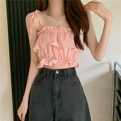 Top Fruncido Hot Girl con Tirantes Ajustables - Image 28