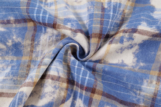 Camisa Tie-Dye a Cuadros para Hombre - Estilo Personalidad Fashion - Image 23