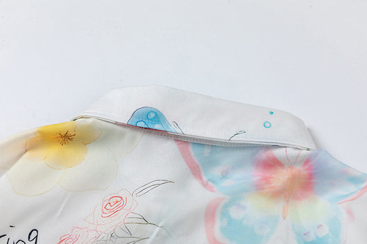 Camisa para Hombre con Estampado de Flores y Mariposas Graffiti - Image 20