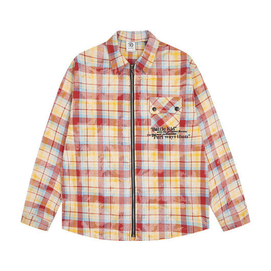 Camisa Cuadros Punk Oversized para Hombre - Image 32