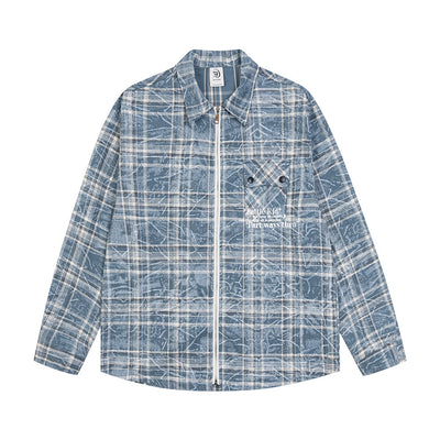 Camisa Cuadros Punk Oversized para Hombre - Image 33