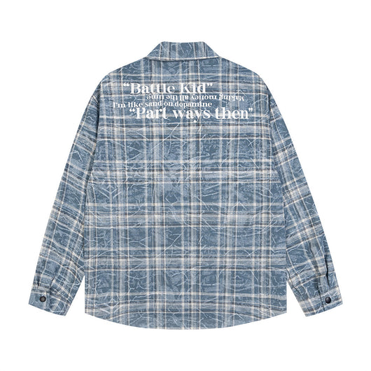 Camisa Cuadros Punk Oversized para Hombre - Image 38