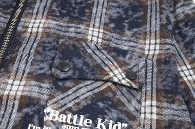 Camisa Cuadros Punk Oversized para Hombre - Image 39