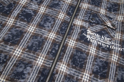 Camisa Cuadros Punk Oversized para Hombre - Image 43