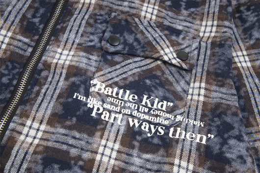 Camisa Cuadros Punk Oversized para Hombre - Image 47