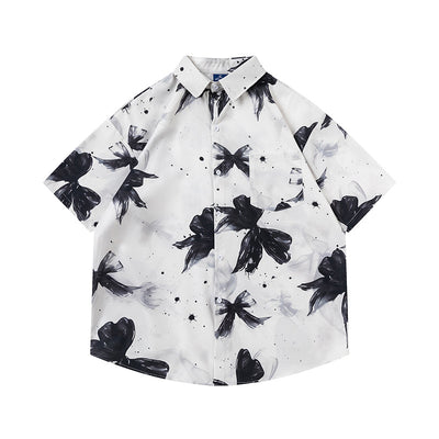 Camisa Estampada con Lazo para Hombre y Mujer - Image 28