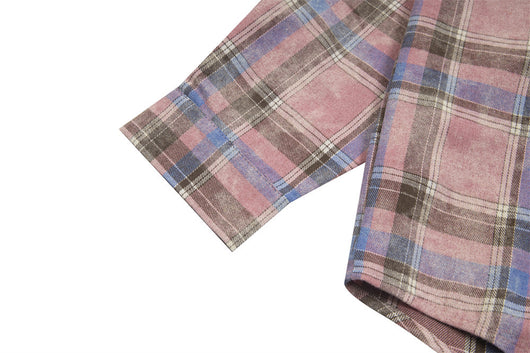 Camisa Cuadros Holgada Manga Larga para Hombre - Image 31