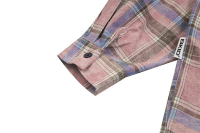 Camisa Cuadros Holgada Manga Larga para Hombre - Image 32