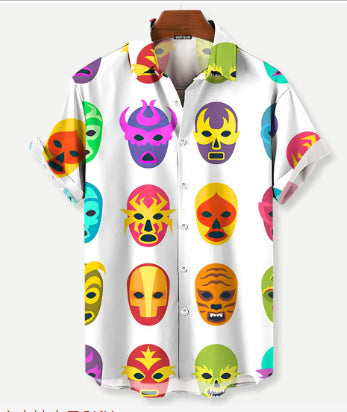 Camisa Hawaiana Estampada 3D para Hombre - Casual de Verano - Image 30