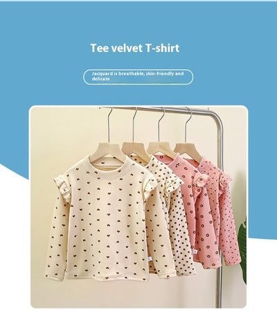Blusa Infantil Otoño Invierno con Volantes Florales - Image 17