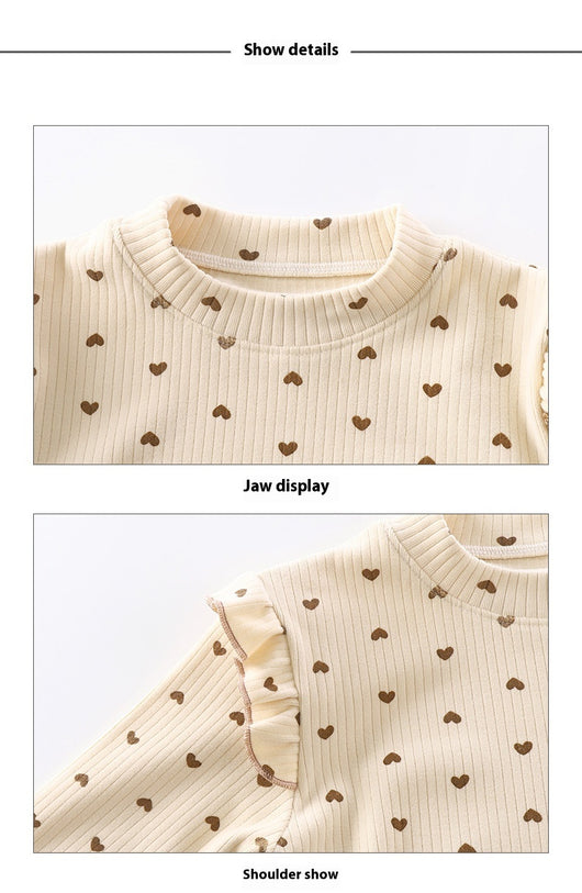 Blusa Infantil Otoño Invierno con Volantes Florales - Image 19