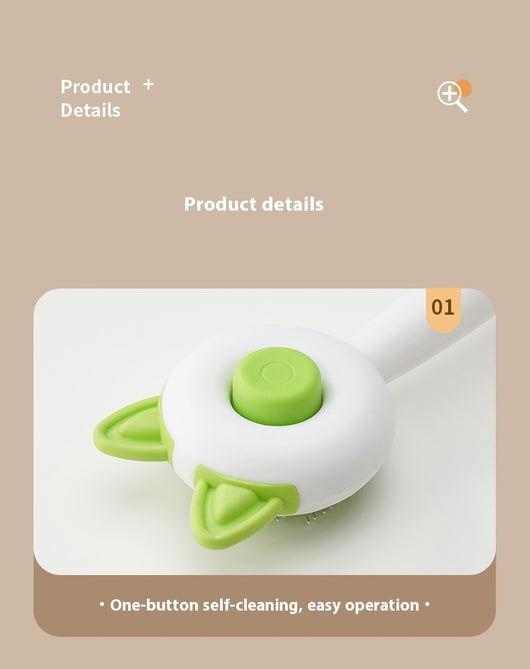 Cepillo Deslanador Automático para Perros y Gatos con Limpieza Automática - Image 19